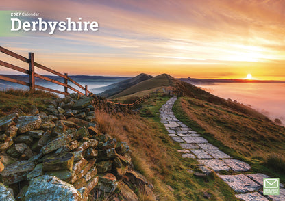 Derbyshire A4 Calendar 2027