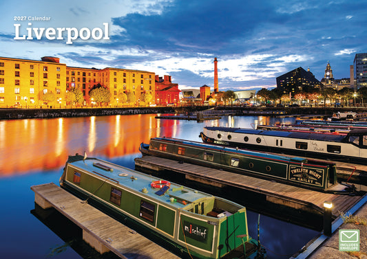 Liverpool A4 Calendar 2027
