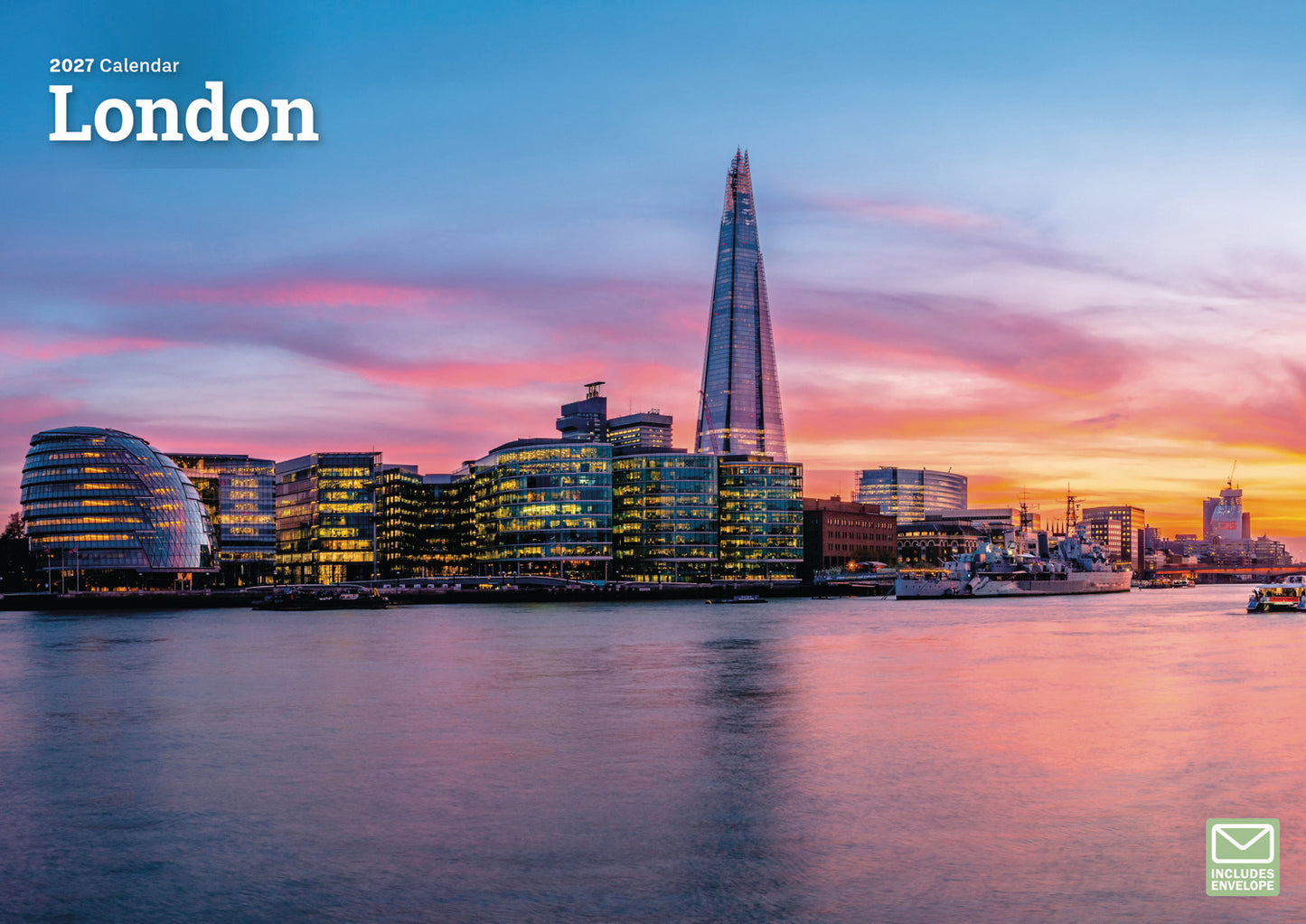 London A4 Calendar 2027