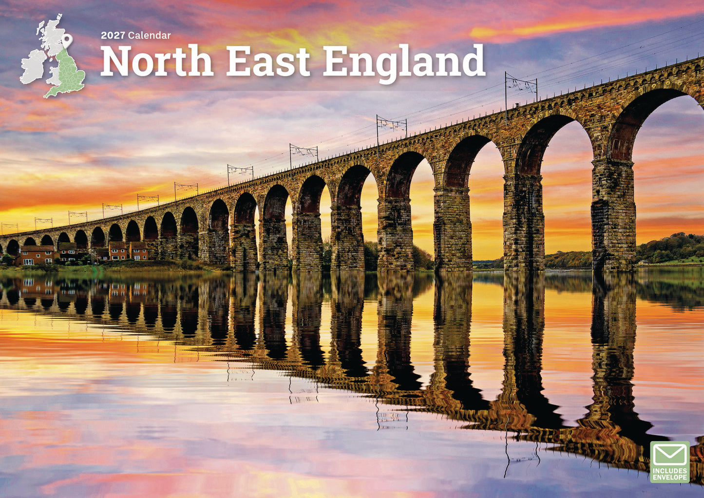 North East England A4 Calendar 2027