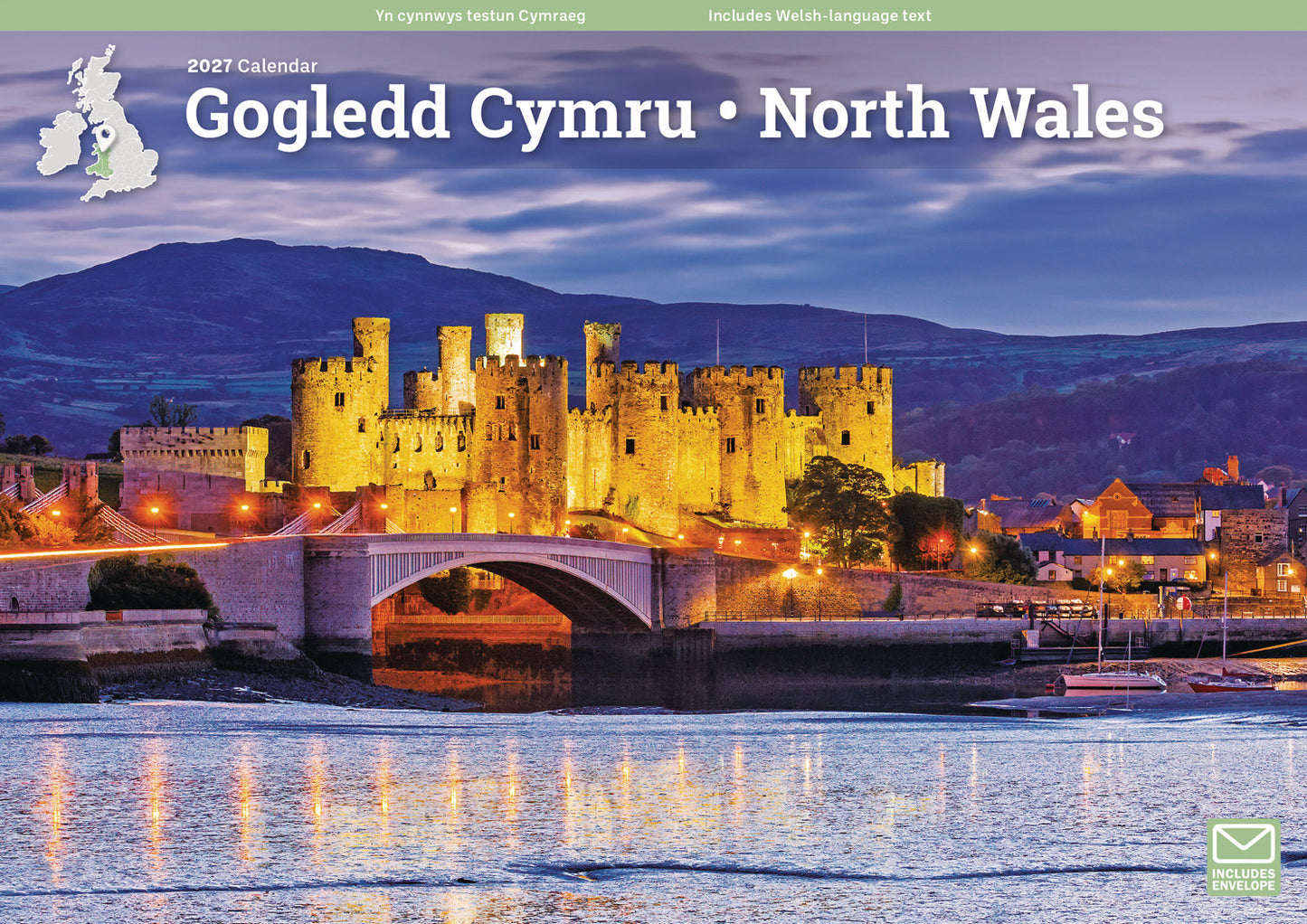 North Wales A4 Calendar 2027