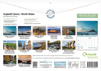 North Wales A4 Calendar 2027
