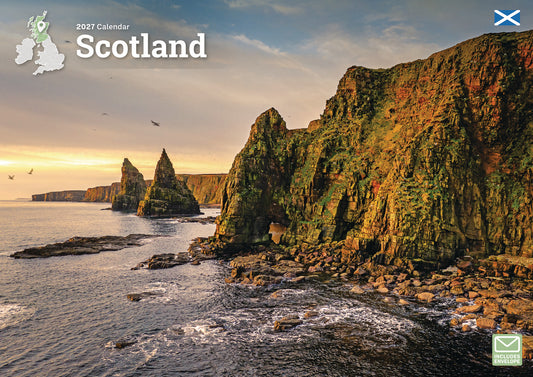 Scotland A4 Calendar 2027