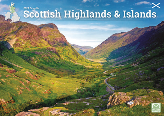 Scottish Highlands & Islands A4 Calendar 2027