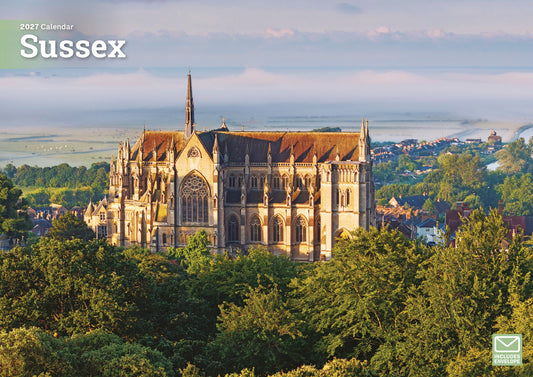 Sussex A4 Calendar 2027