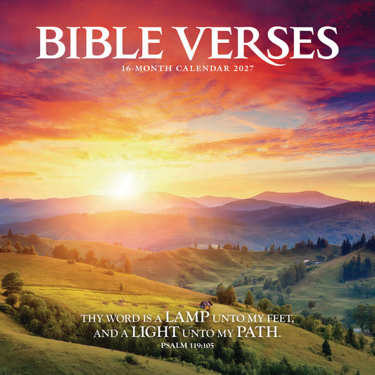 Bible Verses Wall Calendar 2027
