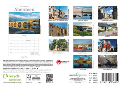 Aberdeen A5 Calendar 2027