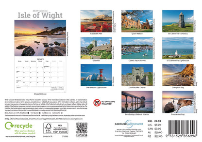 Isle of Wight A5 Calendar 2027