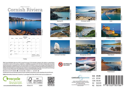 Cornish Riviera A5 Calendar 2027