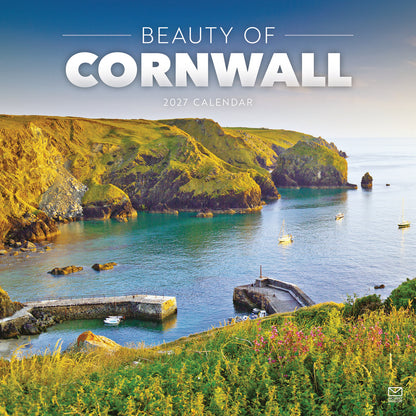 Beauty of Cornwall Wall Calendar 2027