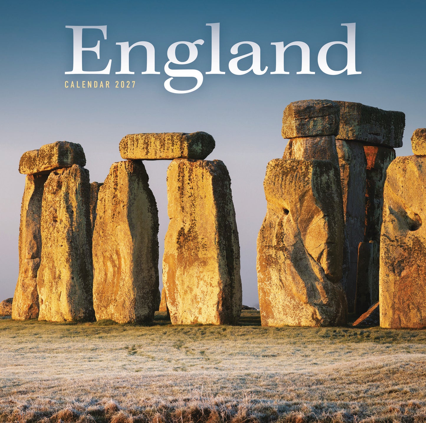 England Wall Calendar 2027