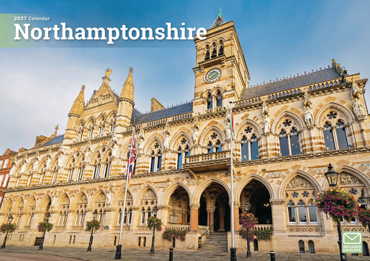 Northamptonshire A4 Calendar 2027