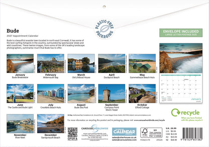 Bude A4 Calendar 2027