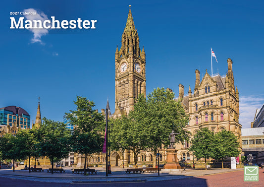 Manchester A4 Calendar 2027