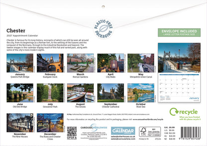 Chester A4 Calendar 2027