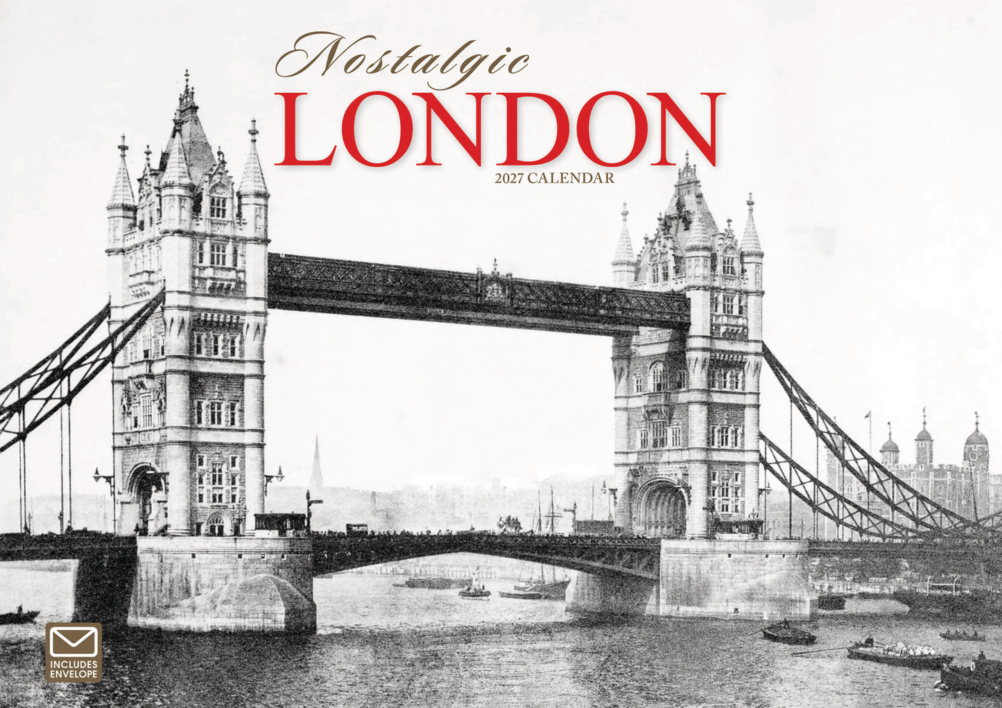 Nostalgic London A4 Calendar 2027