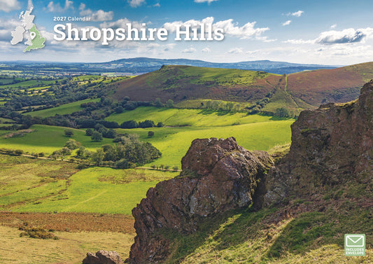 Shropshire Hills A4 Calendar 2027