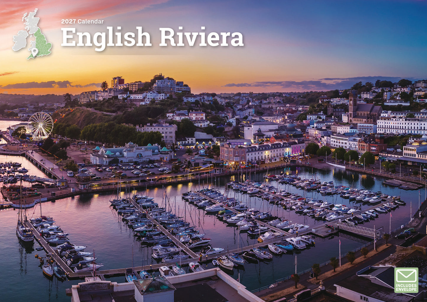 English Riviera A4 Calendar 2027