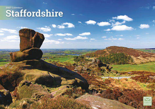 Staffordshire A4 Calendar 2027