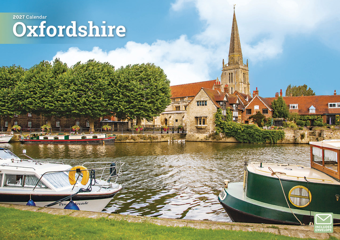 Oxfordshire A4 Calendar 2027