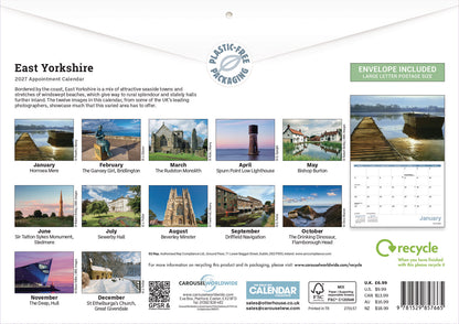 East Yorkshire A4 Calendar 2027