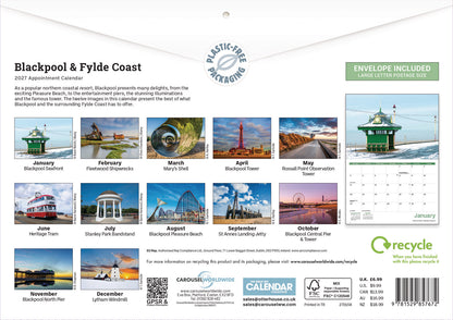 Blackpool & Fylde Coast A4 Calendar 2027