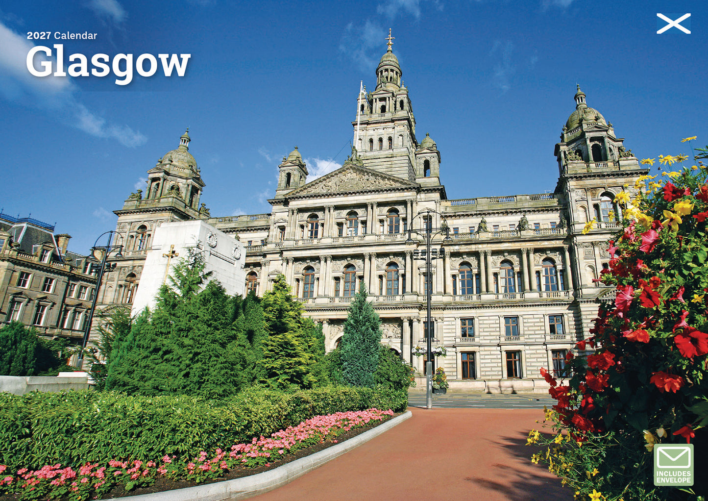 Glasgow A4 Calendar 2027