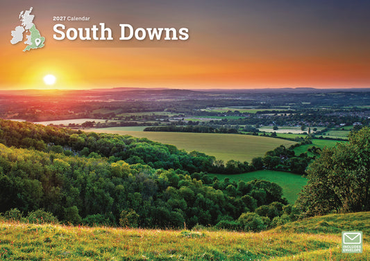 South Downs A4 Calendar 2027