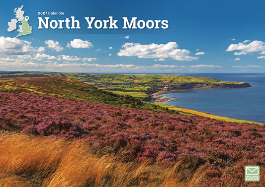 North York Moors A4 Calendar 2027