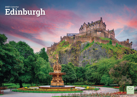 Edinburgh A4 Calendar 2027