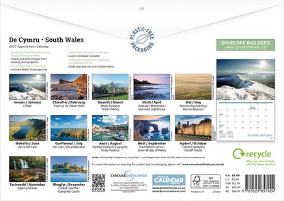 South Wales A4 Calendar 2027