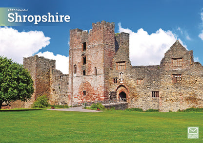 Shropshire A4 Calendar 2027