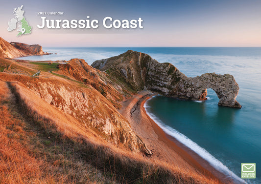 Jurassic Coast A4 Calendar 2027