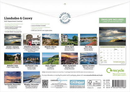 Llandudno and Conwy A4 Calendar 2027
