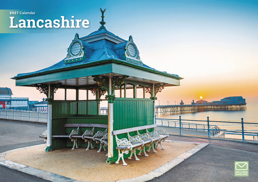 Lancashire A4 Calendar 2027