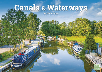 Canals & Waterways A4 Calendar 2027
