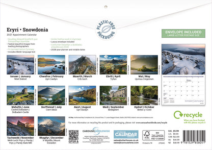 Snowdonia A4 Calendar 2027