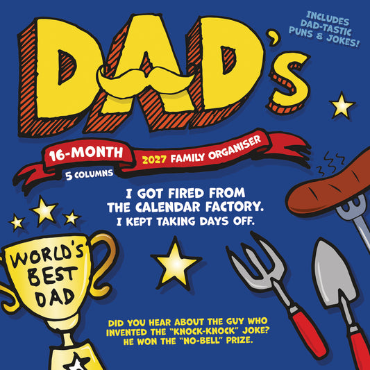 Dads Family Organise Planner Wall Calendar 2027