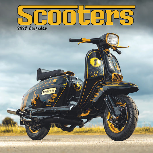 Scooters Wall Calendar 2027