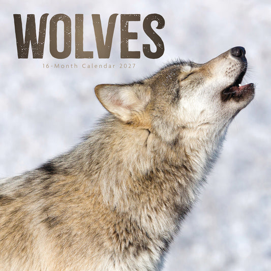 Wolves Wall Calendar 2027