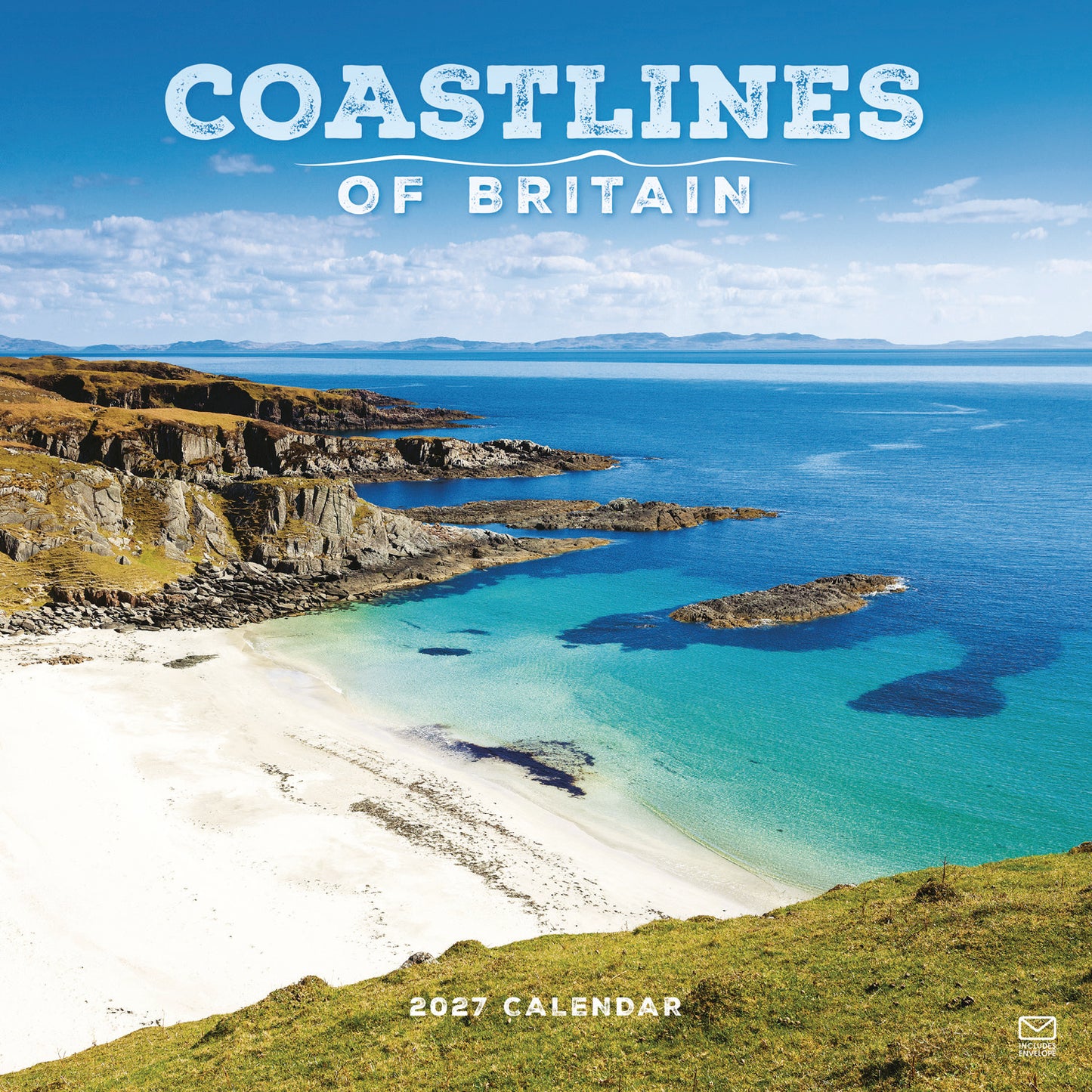 Coastlines of Britain Wall Calendar 2027