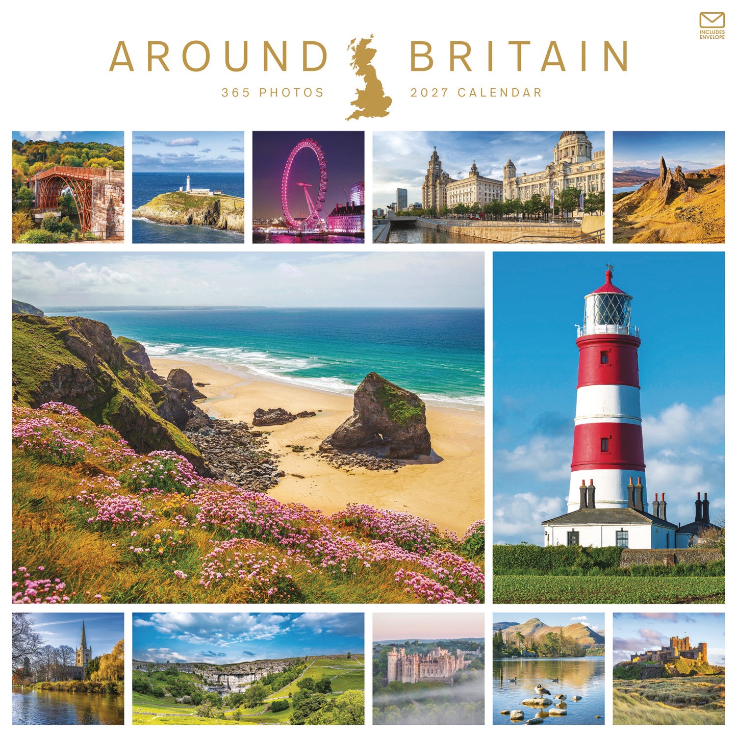 Around Britain Wall Calendar 2027
