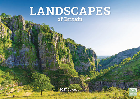 Landscapes of Britain A4 Calendar 2027