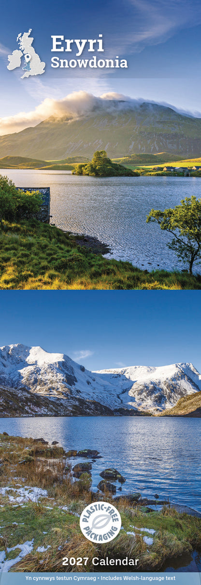 Snowdonia Slim Calendar 2027
