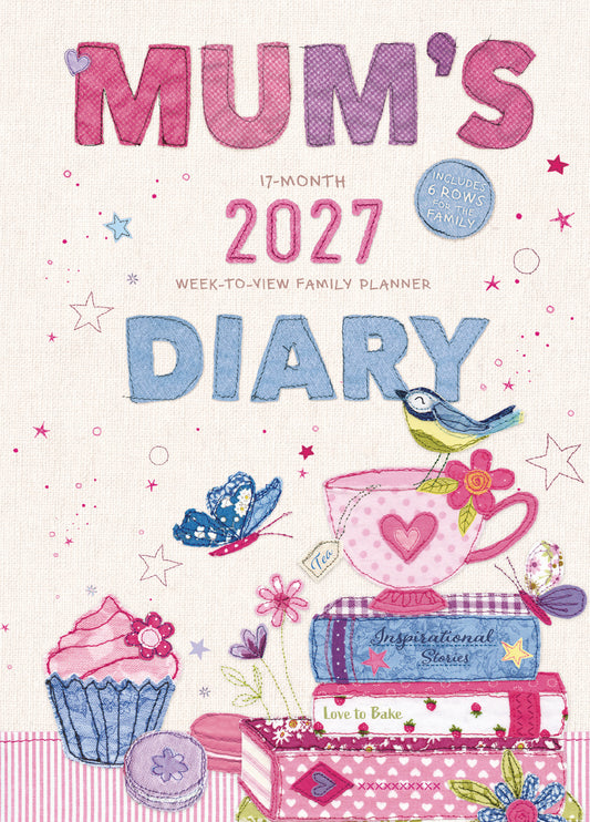 Mums Fabric Planner A5 Diary 2027