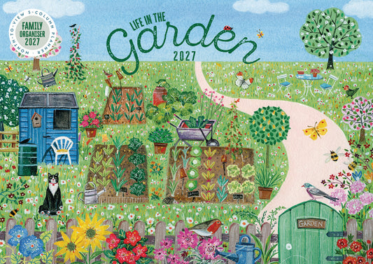 Life in the Garden MTV Planner A4 Calendar 2027