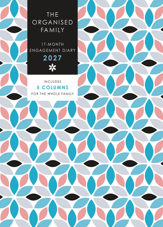 Organised Family (Geometric) Planner A5 Diary 2027