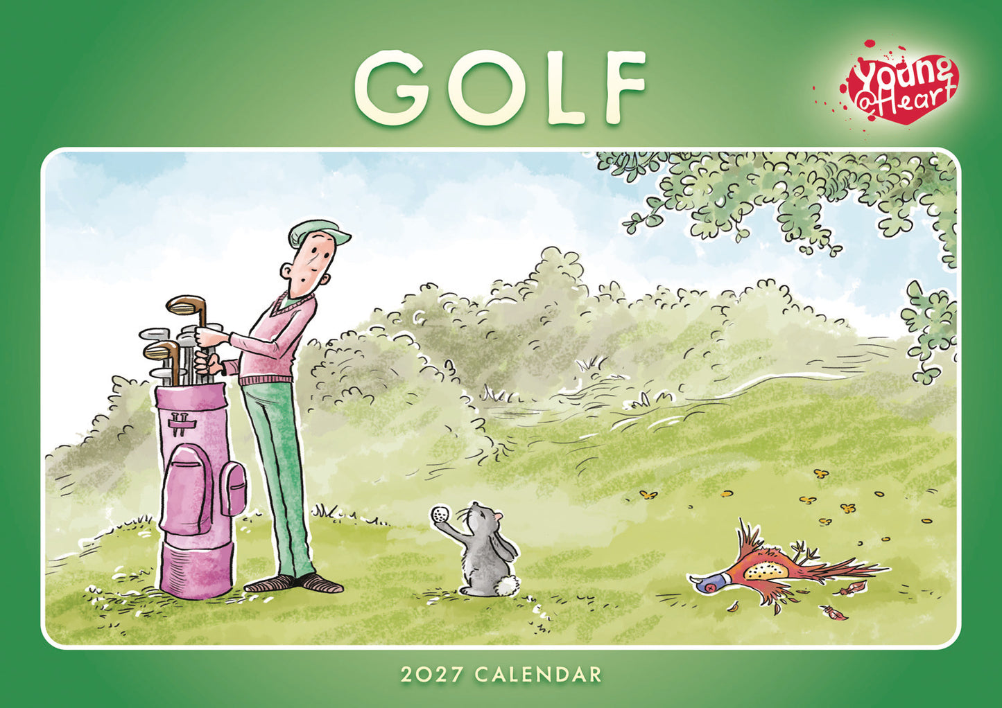 Golf, Young At Heart A4 Calendar 2027