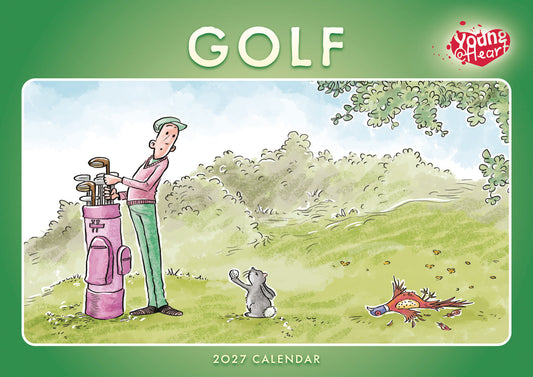 Golf, Young At Heart A4 Calendar 2027