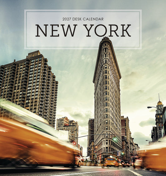 New York Easel Calendar 2027
